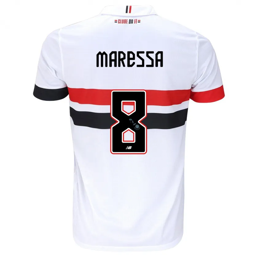 Danxen Kid Maressa #8 White Red Black Home Jersey 2024/25 T-Shirt