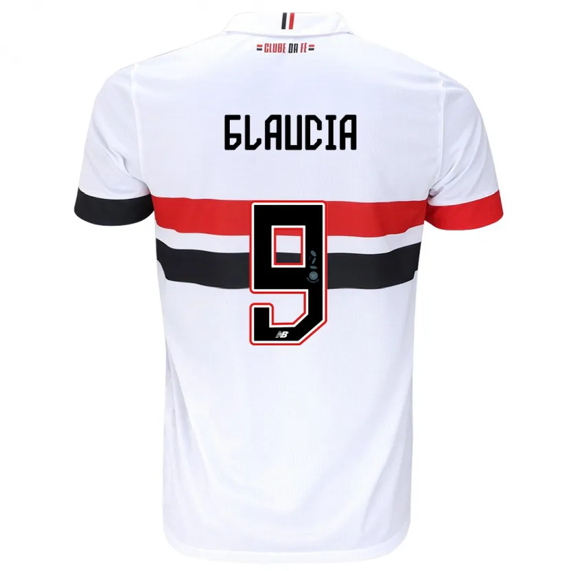 Danxen Kid Glaucia #9 White Red Black Home Jersey 2024/25 T-Shirt