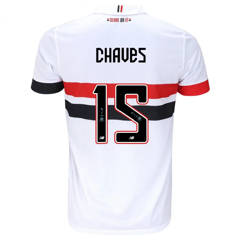 Danxen Kid Carol Chaves #15 White Red Black Home Jersey 2024/25 T-Shirt