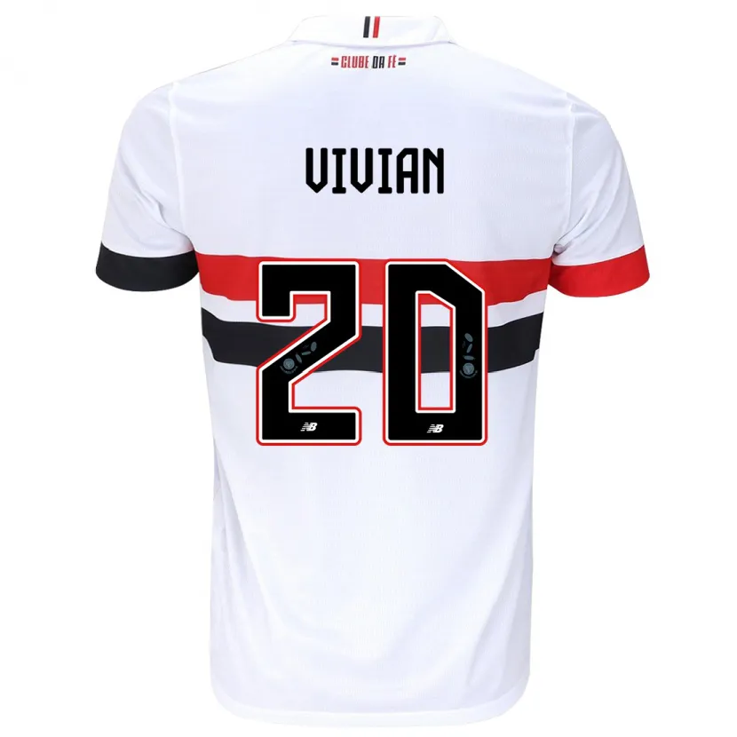 Danxen Kid Vivian #20 White Red Black Home Jersey 2024/25 T-Shirt