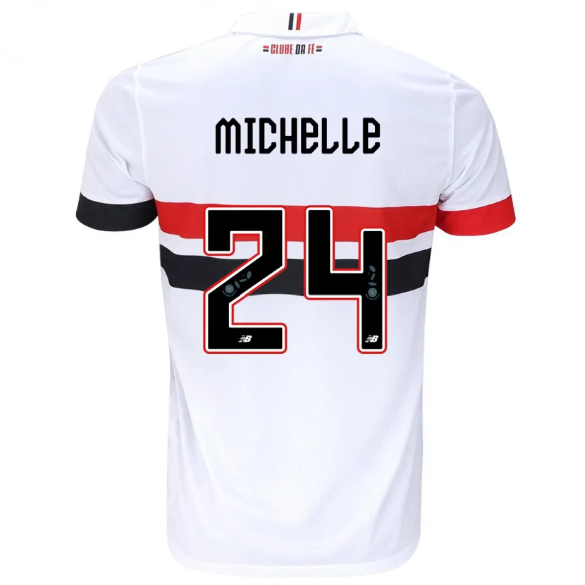 Danxen Kid Michelle #24 White Red Black Home Jersey 2024/25 T-Shirt