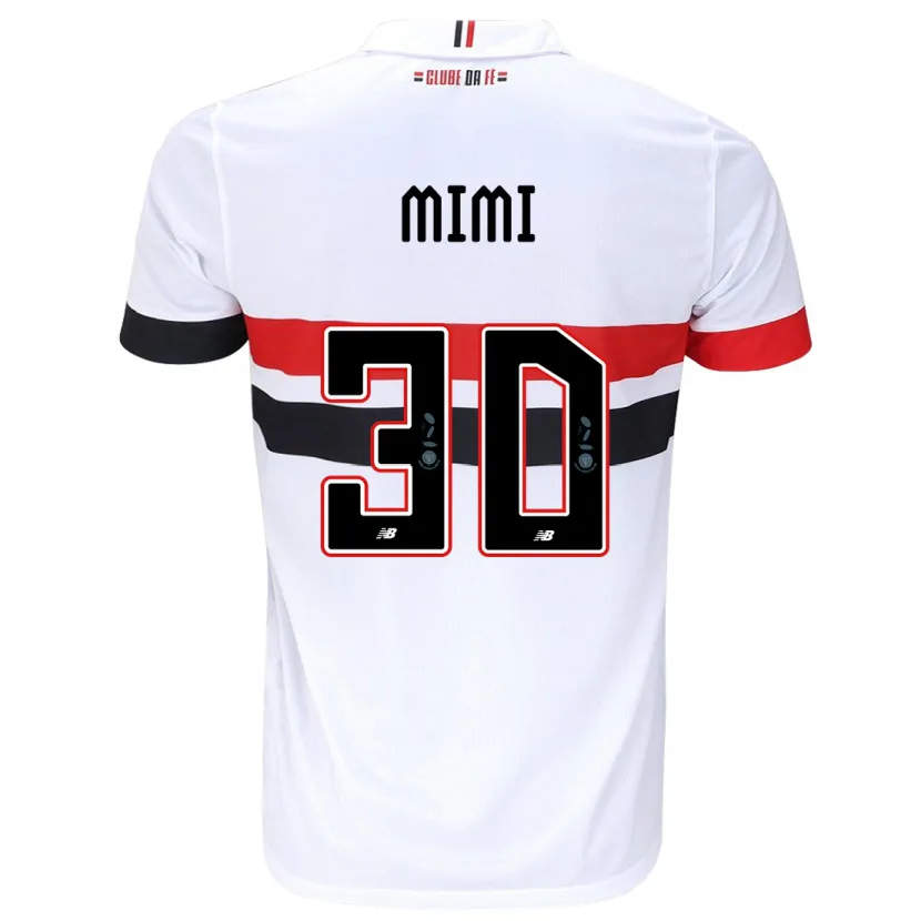 Danxen Kid Mimi #30 White Red Black Home Jersey 2024/25 T-Shirt