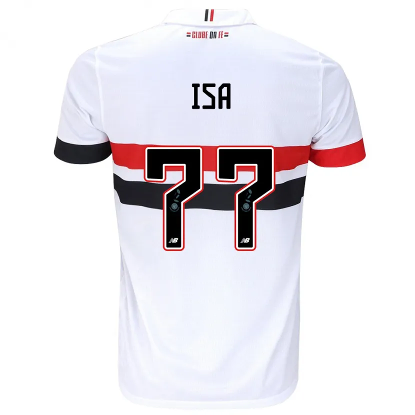 Danxen Kid Isa #77 White Red Black Home Jersey 2024/25 T-Shirt