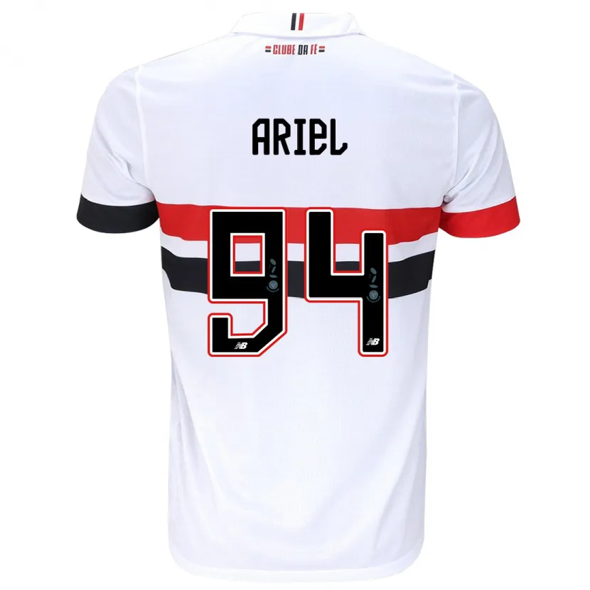 Danxen Kid Ariel #94 White Red Black Home Jersey 2024/25 T-Shirt