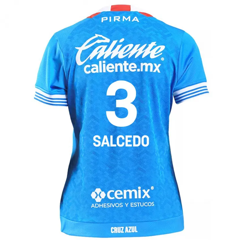 Danxen Kid Carlos Salcedo #3 Sky Blue Home Jersey 2024/25 T-Shirt