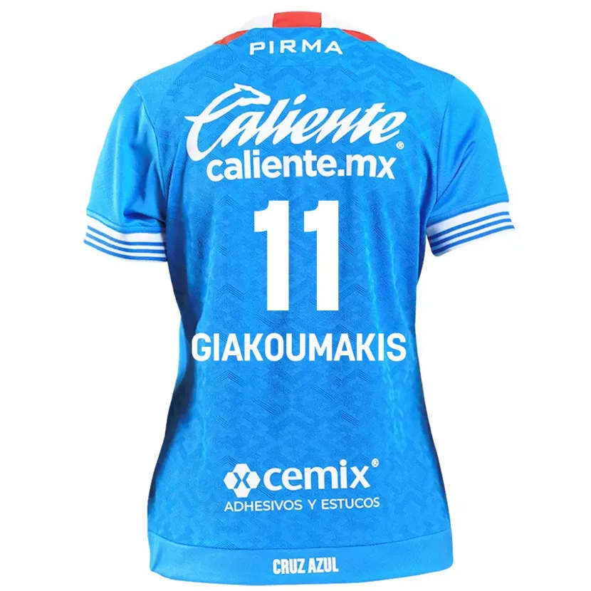 Danxen Kid Georgios Giakoumakis #11 Sky Blue Home Jersey 2024/25 T-Shirt