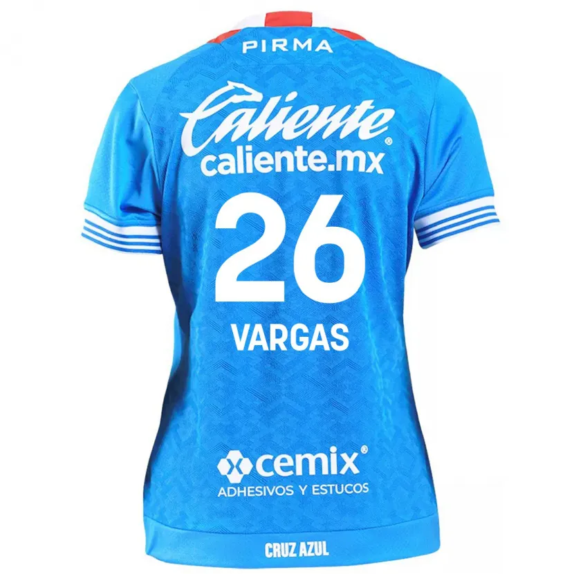 Danxen Kid Carlos Vargas #26 Sky Blue Home Jersey 2024/25 T-Shirt