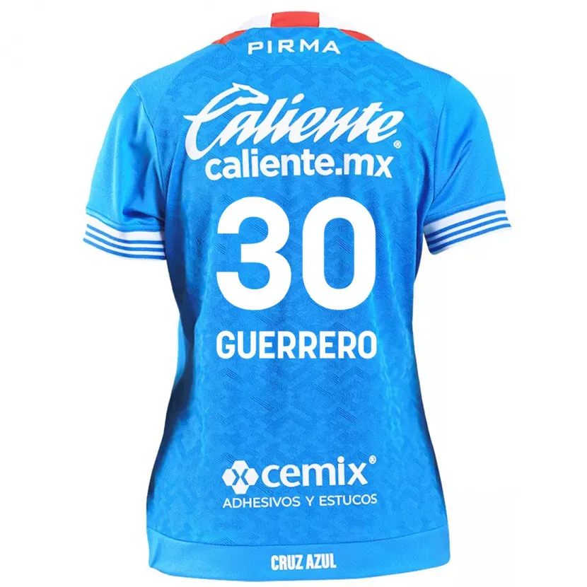 Danxen Kid Rafael Guerrero #30 Sky Blue Home Jersey 2024/25 T-Shirt