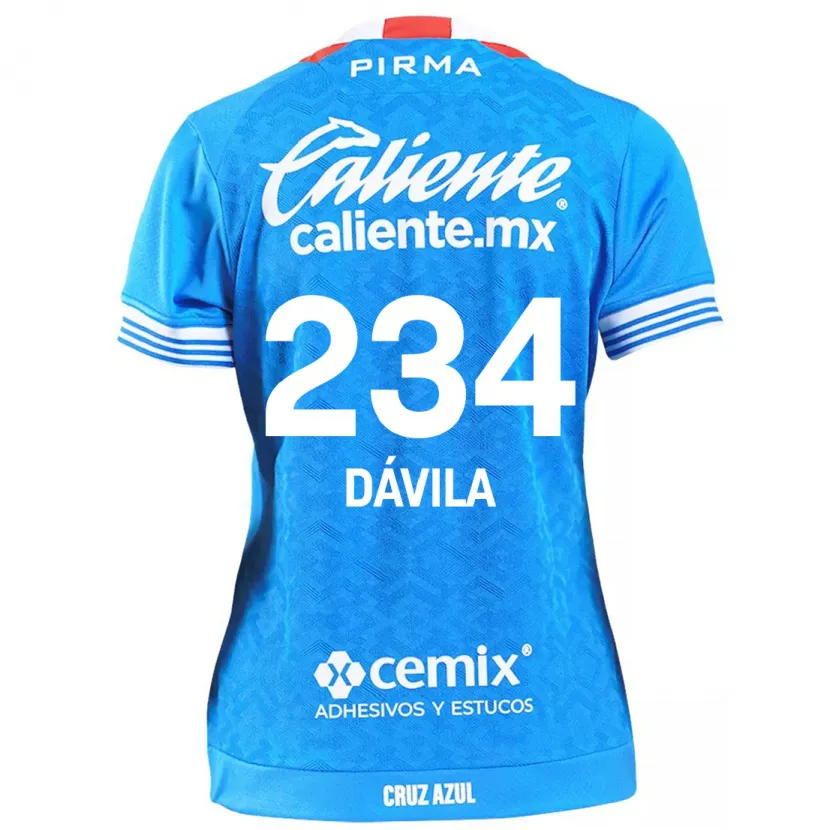 Danxen Kid Emilio Dávila #234 Sky Blue Home Jersey 2024/25 T-Shirt