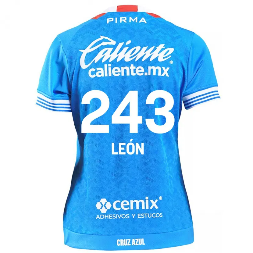 Danxen Kid Cristhian León #243 Sky Blue Home Jersey 2024/25 T-Shirt