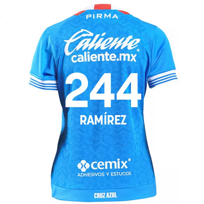 Danxen Kid Nicolás Ramírez #244 Sky Blue Home Jersey 2024/25 T-Shirt