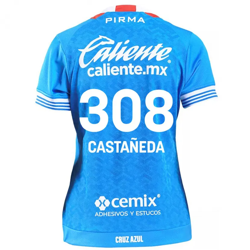 Danxen Kid Emiliano Castañeda #308 Sky Blue Home Jersey 2024/25 T-Shirt