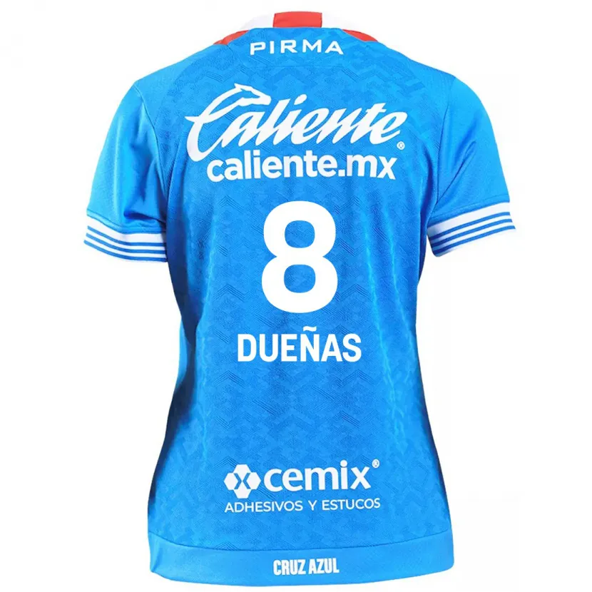 Danxen Kid Jesús Dueñas #8 Sky Blue Home Jersey 2024/25 T-Shirt