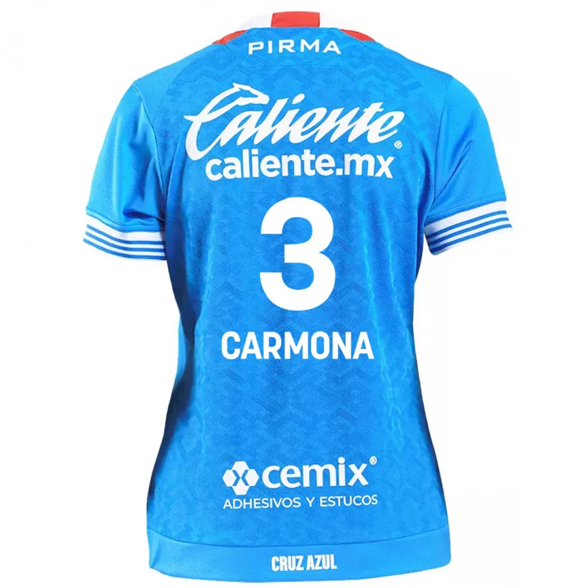 Danxen Kid Edith Carmona #3 Sky Blue Home Jersey 2024/25 T-Shirt