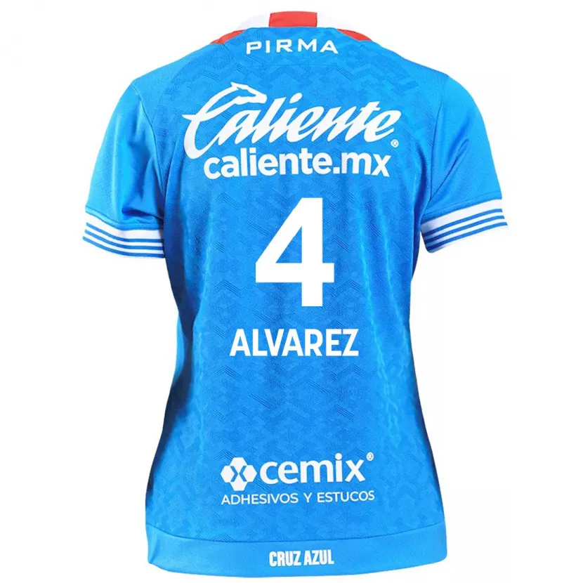 Danxen Kid Gabriela Alvarez #4 Sky Blue Home Jersey 2024/25 T-Shirt