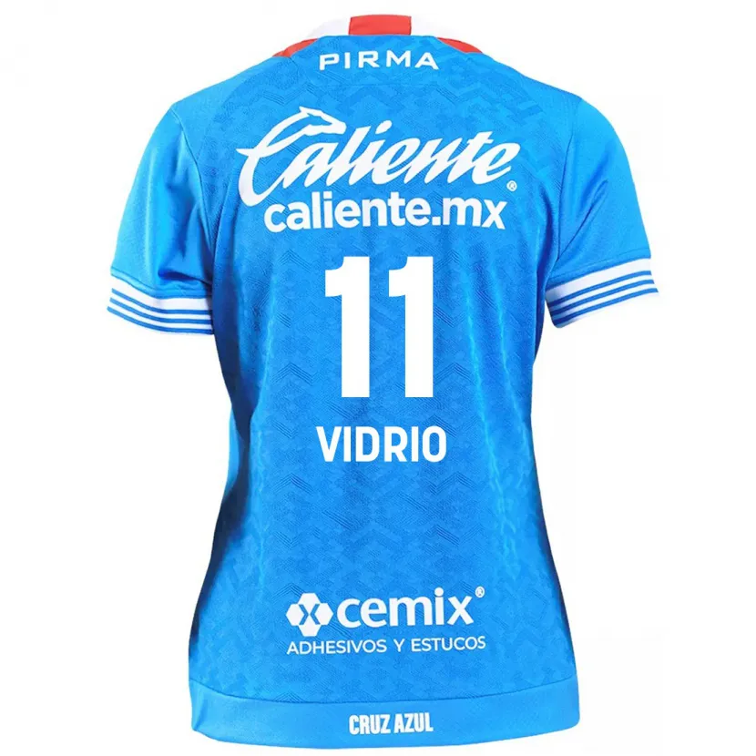 Danxen Kid Nailea Vidrio #11 Sky Blue Home Jersey 2024/25 T-Shirt