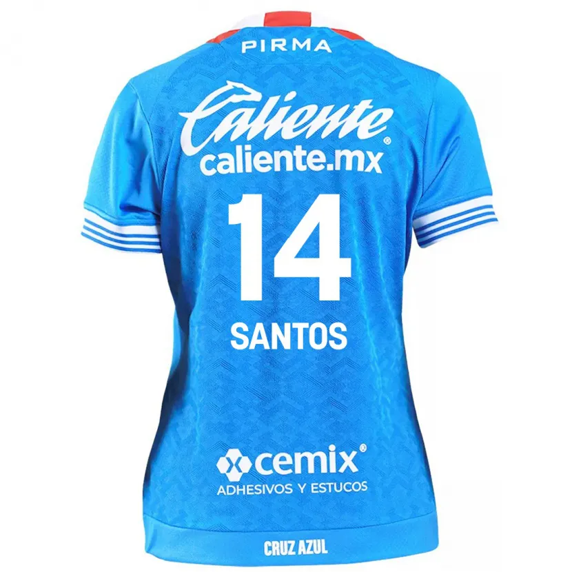 Danxen Kid Eleisa Santos #14 Sky Blue Home Jersey 2024/25 T-Shirt