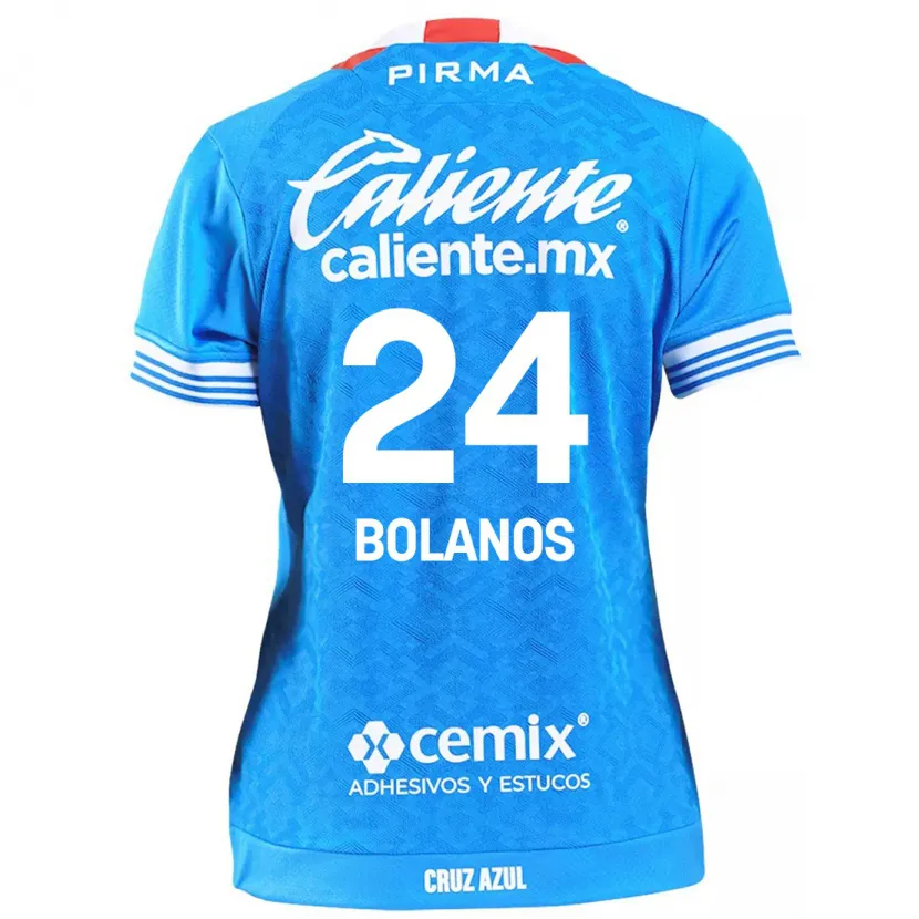 Danxen Kid Jatziry Bolanos #24 Sky Blue Home Jersey 2024/25 T-Shirt