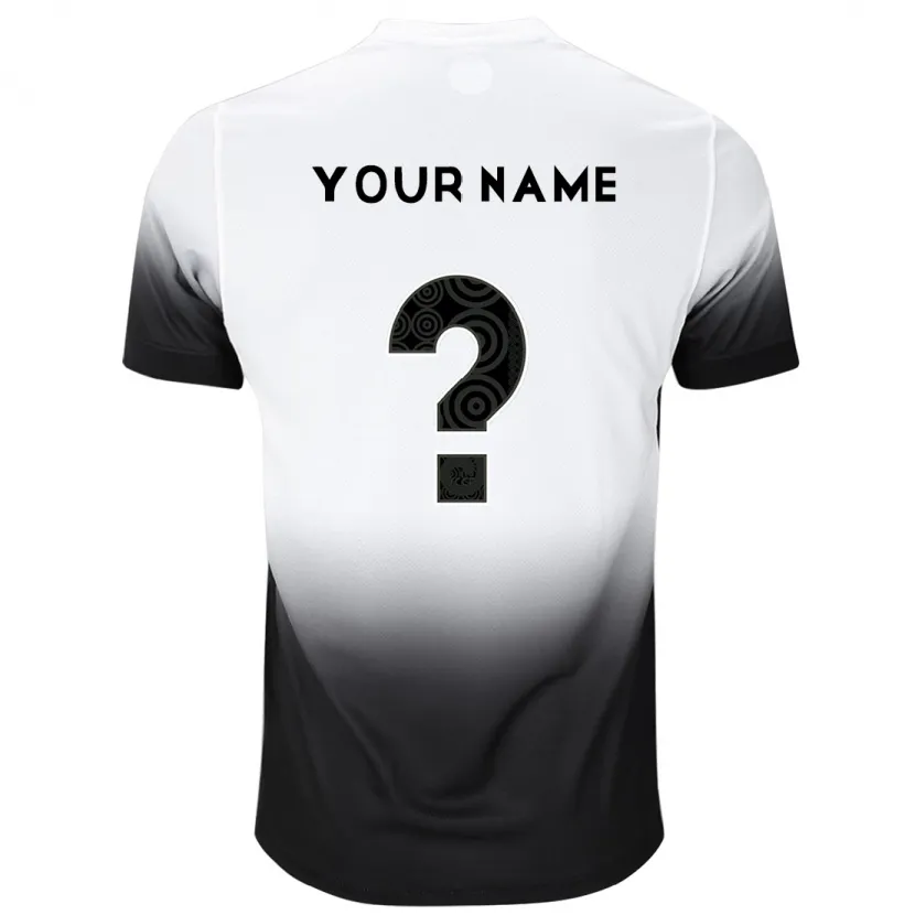 Danxen Kid Your Name #0 White Black Home Jersey 2024/25 T-Shirt