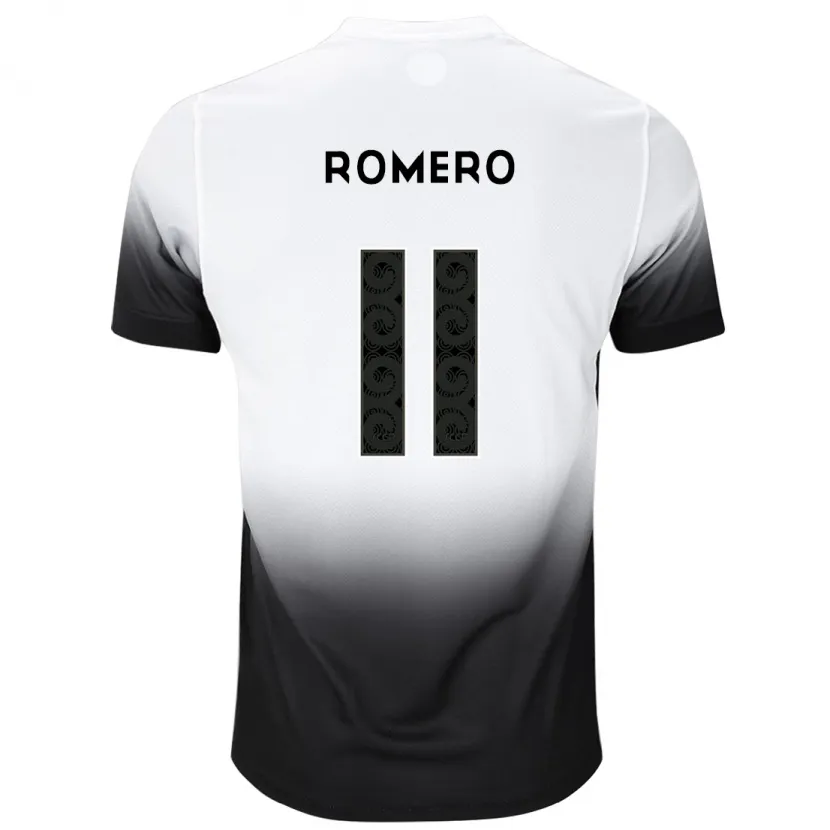 Danxen Kid Ángel Romero #11 White Black Home Jersey 2024/25 T-Shirt