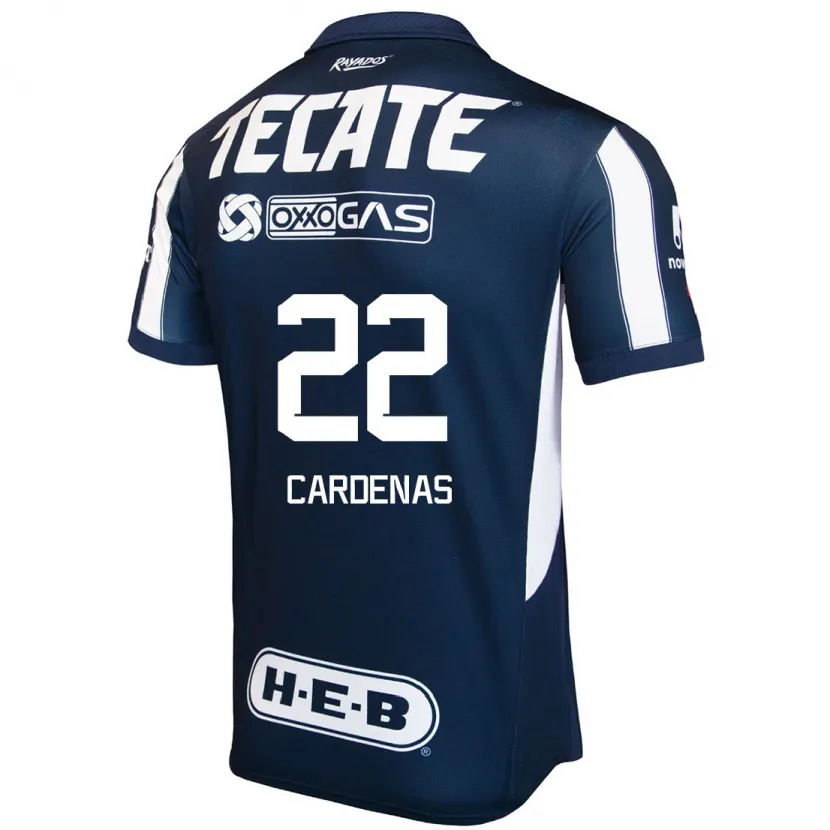 Danxen Kid Luis Cárdenas #22 Blue Red White Home Jersey 2024/25 T-Shirt