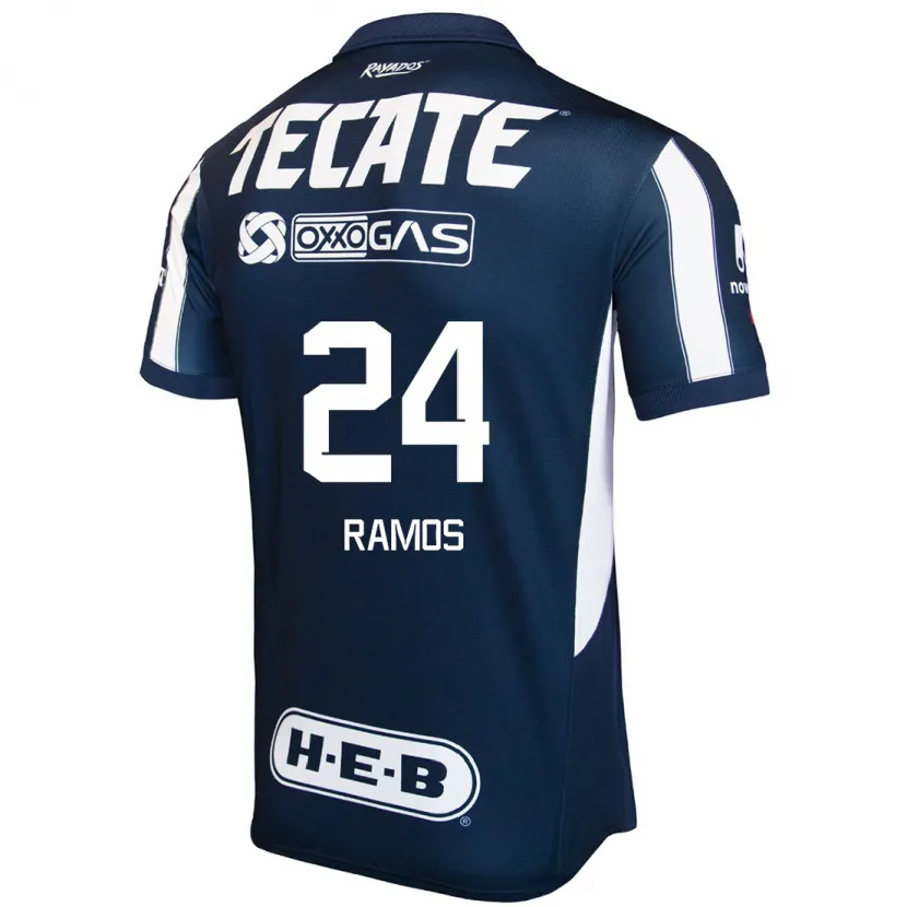 Danxen Kid César Ramos #24 Blue Red White Home Jersey 2024/25 T-Shirt