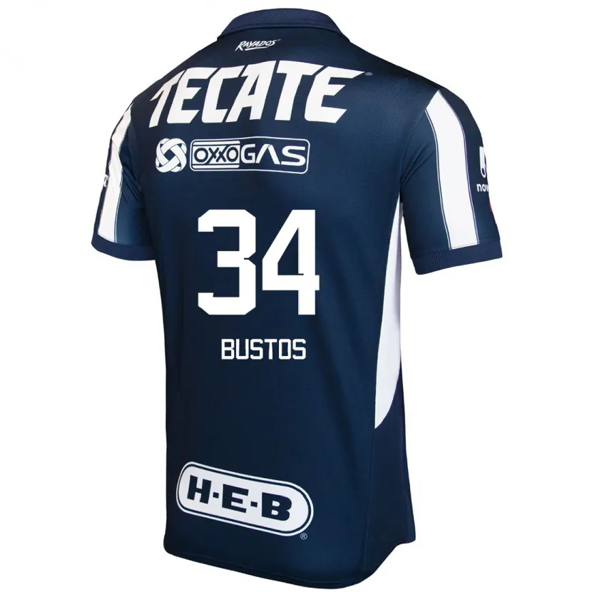 Danxen Kid César Bustos #34 Blue Red White Home Jersey 2024/25 T-Shirt