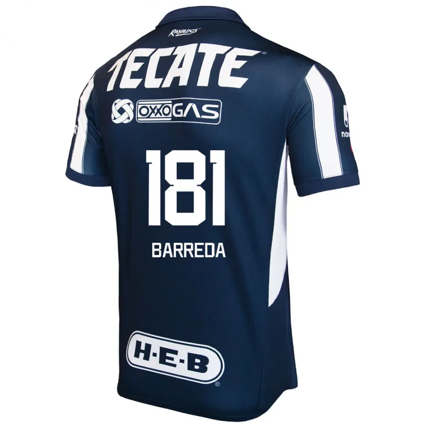 Danxen Kid Dimas Barreda #181 Blue Red White Home Jersey 2024/25 T-Shirt