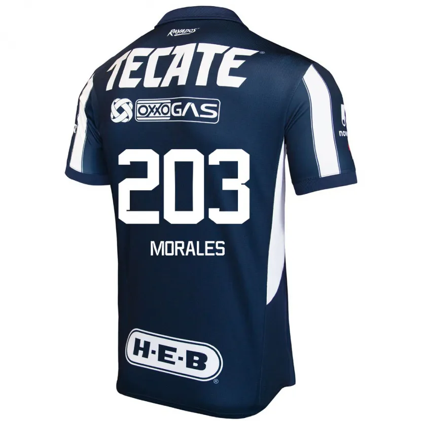 Danxen Kid Alejandro Morales #203 Blue Red White Home Jersey 2024/25 T-Shirt