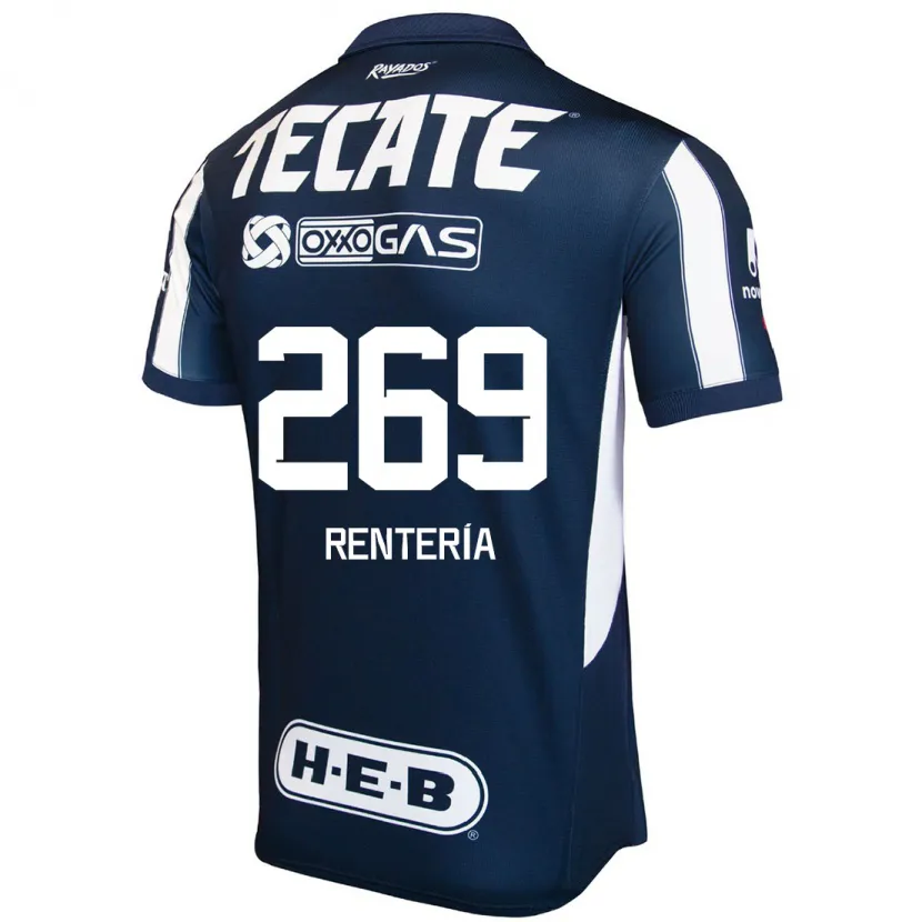 Danxen Kid Rodrigo Rentería #269 Blue Red White Home Jersey 2024/25 T-Shirt