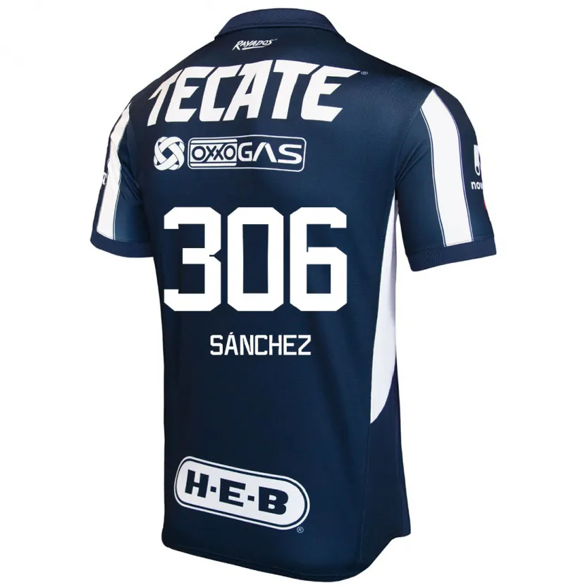 Danxen Kid Jorge Sánchez #306 Blue Red White Home Jersey 2024/25 T-Shirt