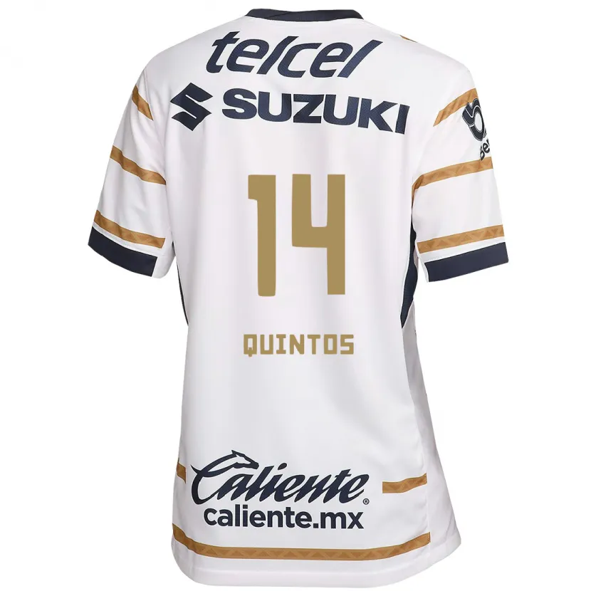 Danxen Kid Bibiana Quintos #14 White Obsidian Home Jersey 2024/25 T-Shirt