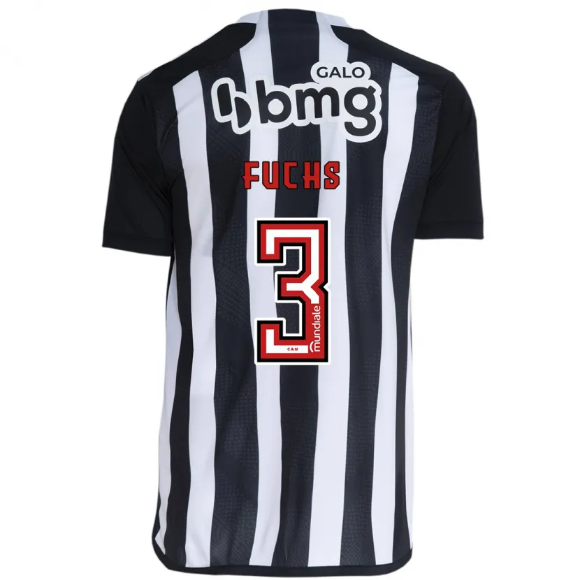 Danxen Kid Bruno Fuchs #3 White Black Home Jersey 2024/25 T-Shirt