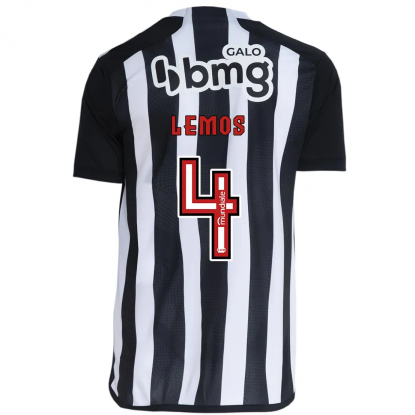 Danxen Kid Mauricio Lemos #4 White Black Home Jersey 2024/25 T-Shirt