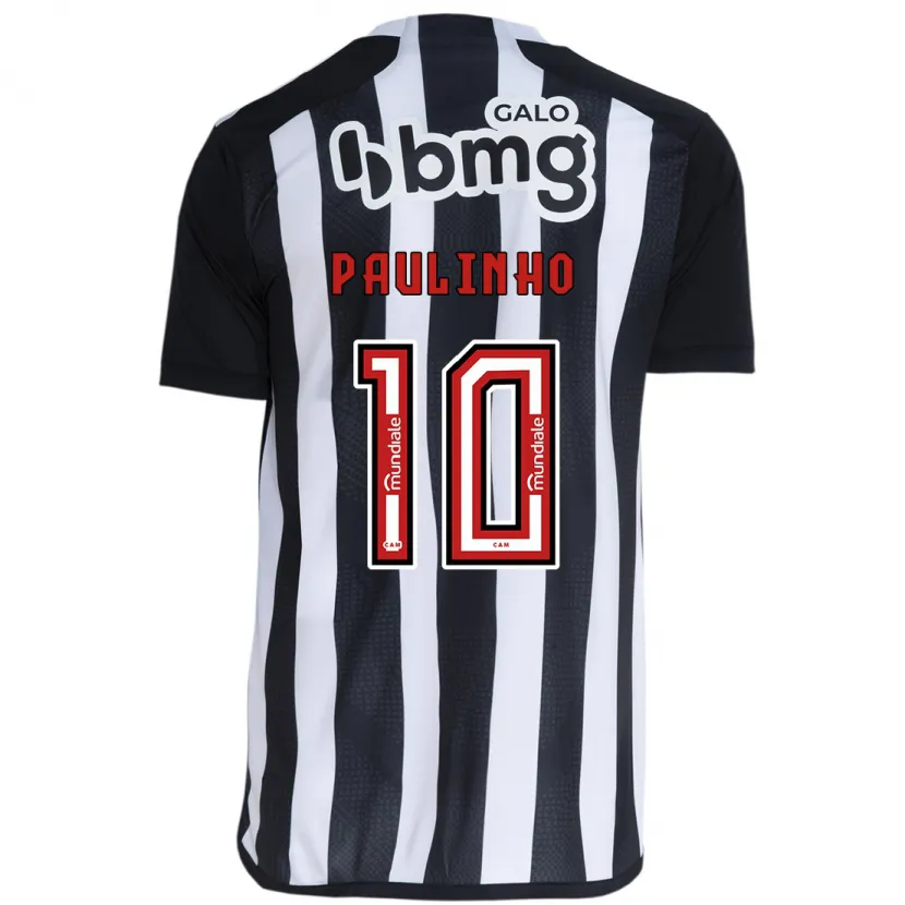 Danxen Kid Paulinho #10 White Black Home Jersey 2024/25 T-Shirt