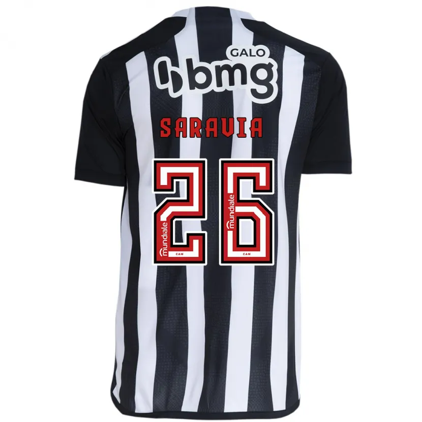 Danxen Kid Renzo Saravia #26 White Black Home Jersey 2024/25 T-Shirt