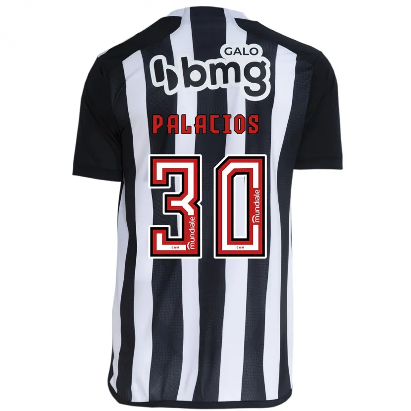 Danxen Kid Brahian Palacios #30 White Black Home Jersey 2024/25 T-Shirt