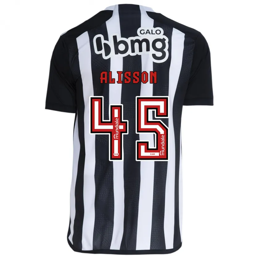 Danxen Kid Alisson #45 White Black Home Jersey 2024/25 T-Shirt