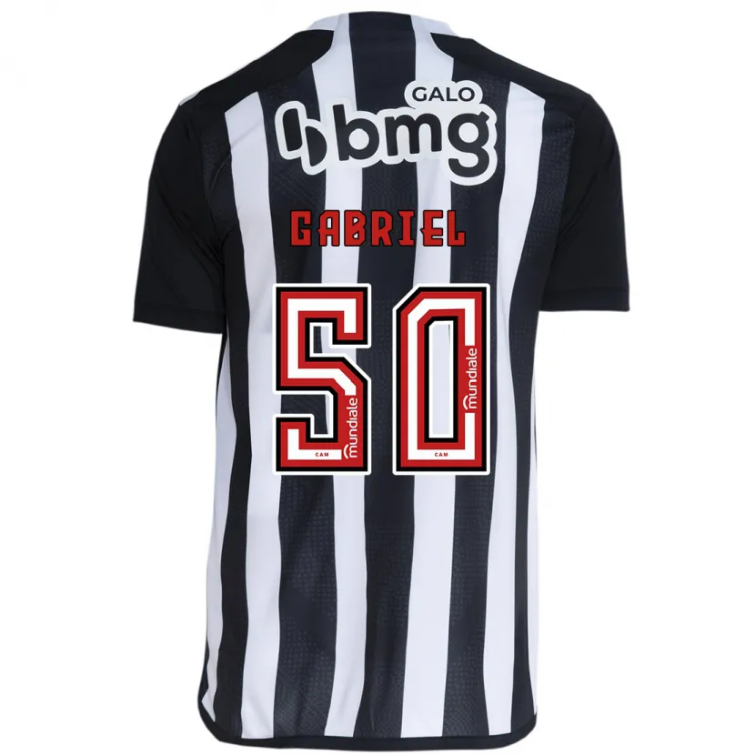 Danxen Kid Vitor Gabriel #50 White Black Home Jersey 2024/25 T-Shirt