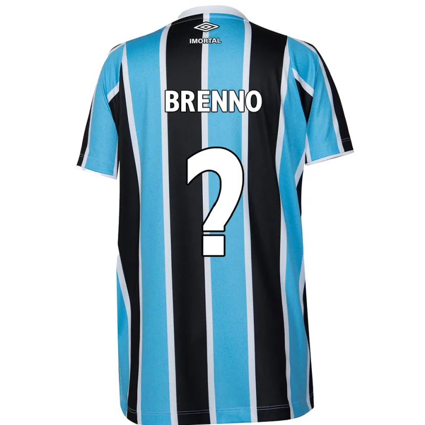 Danxen Kid Brenno #0 Blue Black White Home Jersey 2024/25 T-Shirt