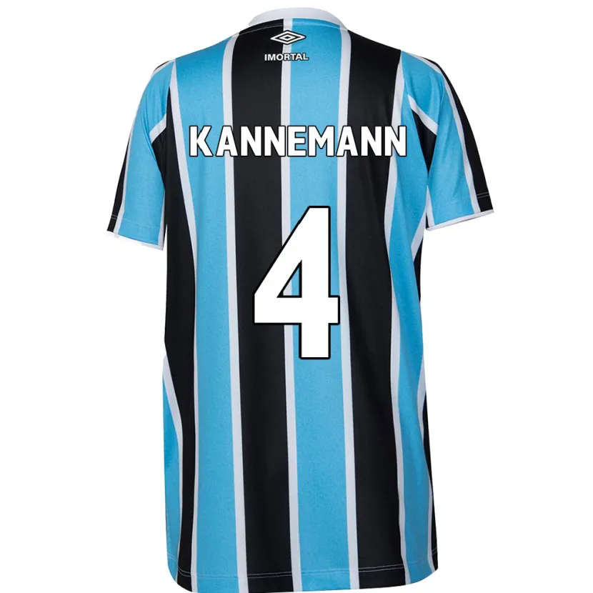 Danxen Kid Walter Kannemann #4 Blue Black White Home Jersey 2024/25 T-Shirt