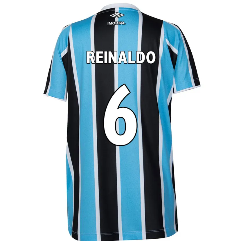 Danxen Kid Reinaldo #6 Blue Black White Home Jersey 2024/25 T-Shirt