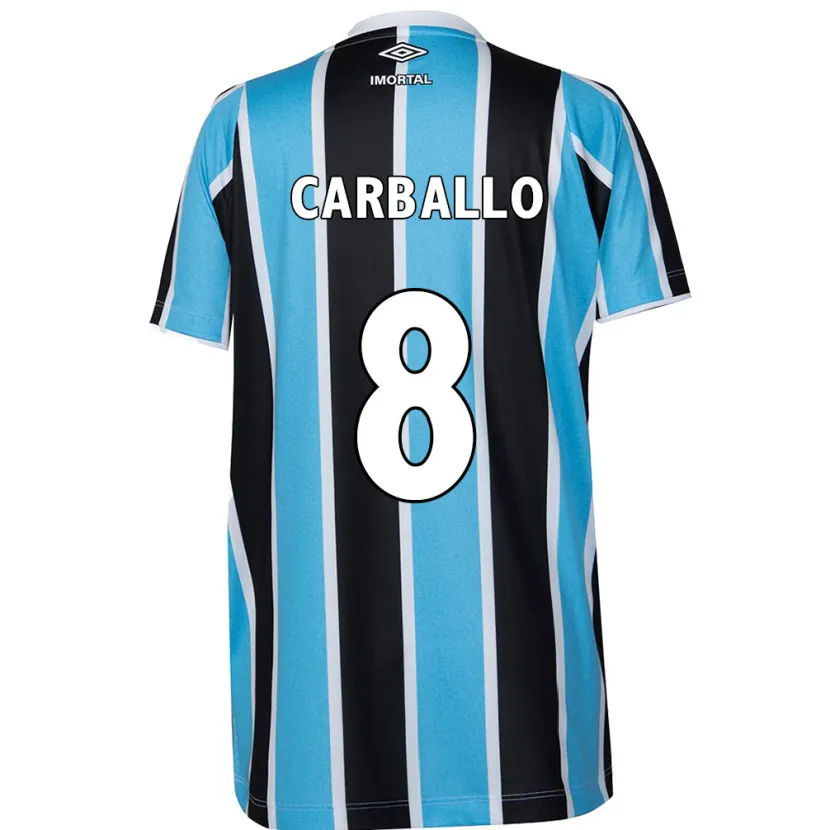 Danxen Kid Felipe Carballo #8 Blue Black White Home Jersey 2024/25 T-Shirt