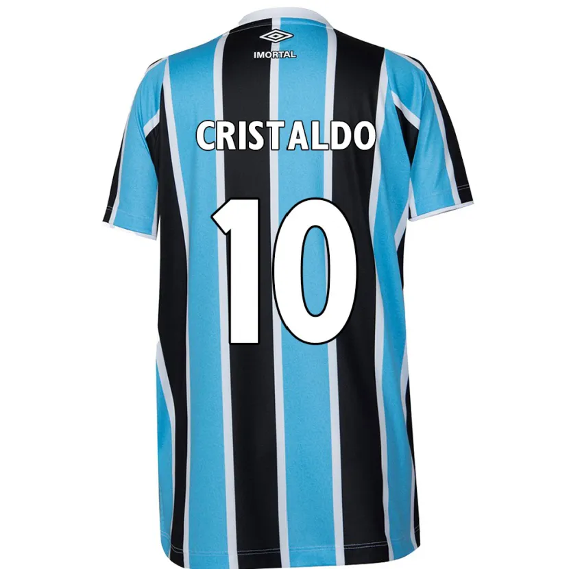 Danxen Kid Franco Cristaldo #10 Blue Black White Home Jersey 2024/25 T-Shirt