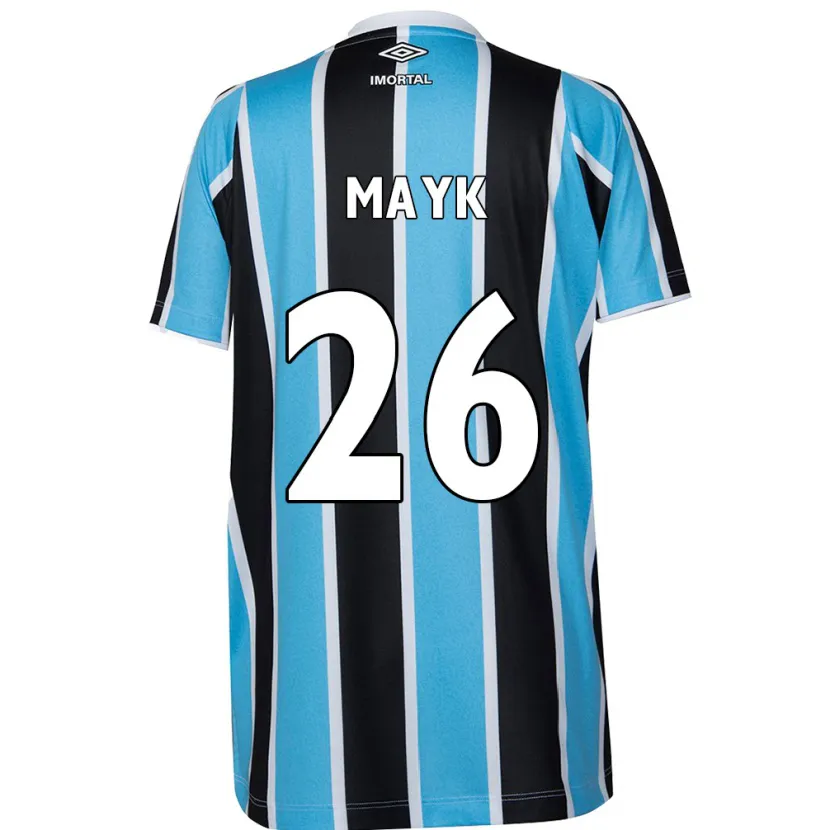 Danxen Kid Mayk #26 Blue Black White Home Jersey 2024/25 T-Shirt