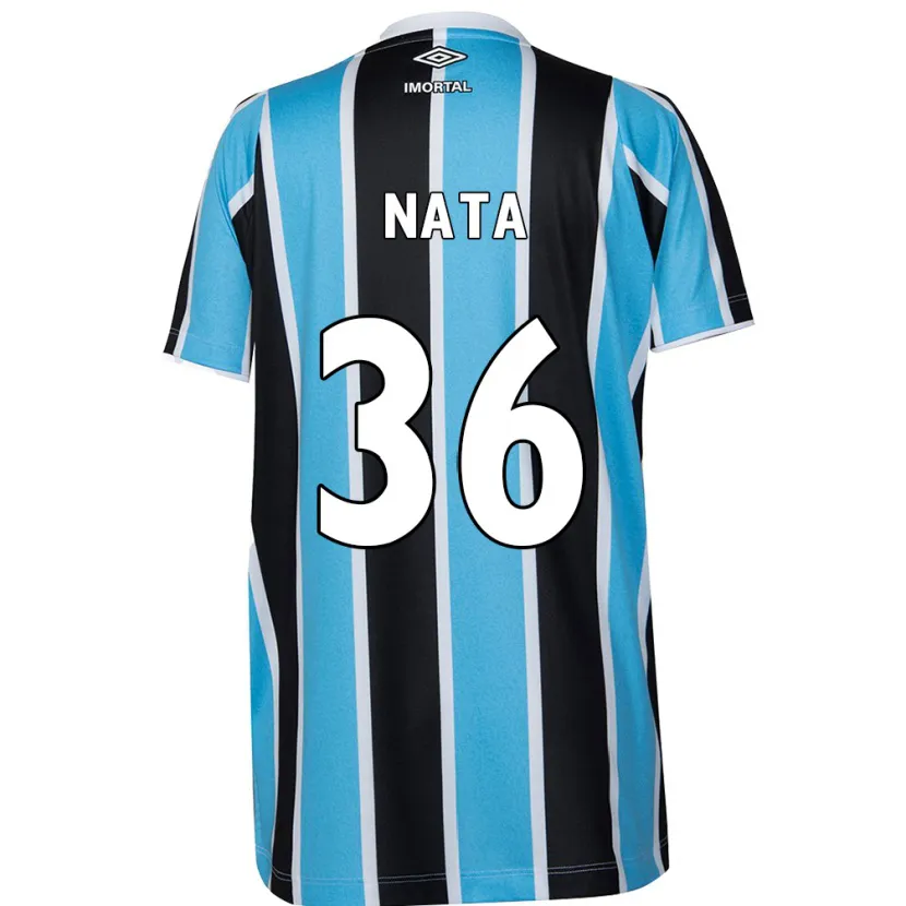 Danxen Kid Natã #36 Blue Black White Home Jersey 2024/25 T-Shirt