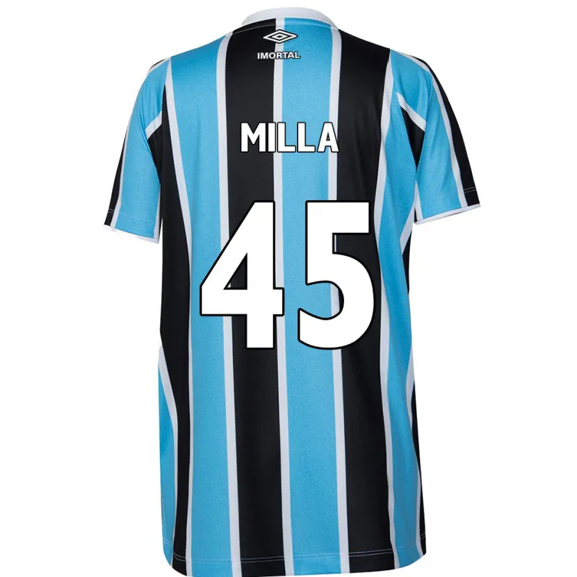 Danxen Kid Lucas Milla #45 Blue Black White Home Jersey 2024/25 T-Shirt