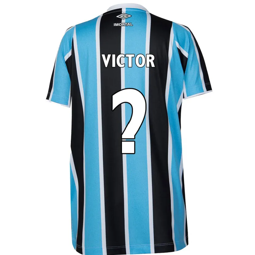 Danxen Kid João Victor Castelo #0 Blue Black White Home Jersey 2024/25 T-Shirt