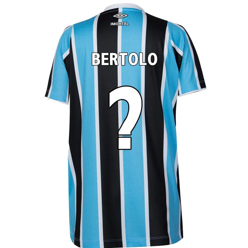 Danxen Kid Mateus Bertolo #0 Blue Black White Home Jersey 2024/25 T-Shirt