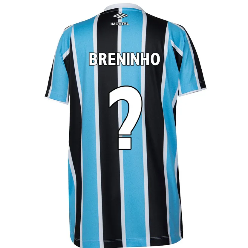 Danxen Kid Breninho #0 Blue Black White Home Jersey 2024/25 T-Shirt